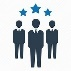 Icon depicting a team of skilled IT experts providing Managed IT Services