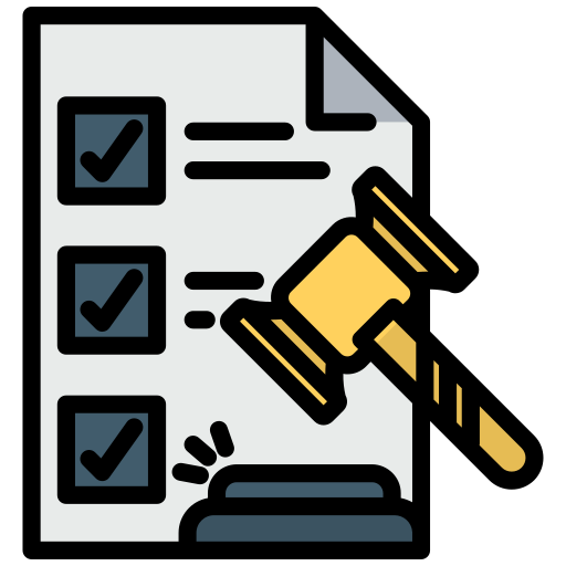 A stylized icon representing Risk Mitigation and Compliance