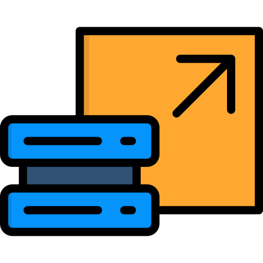 Scalability and Flexibility Icon for Managed Infrastructure