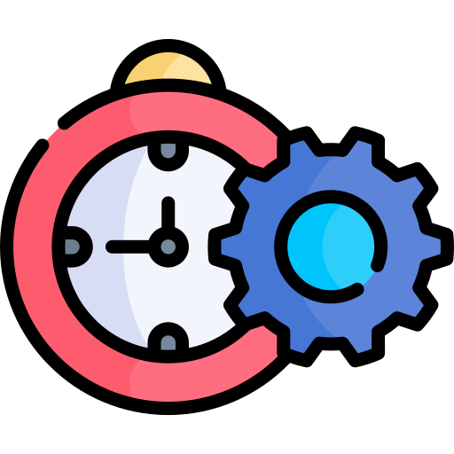 Time Issue Resolution Icon - IT Support