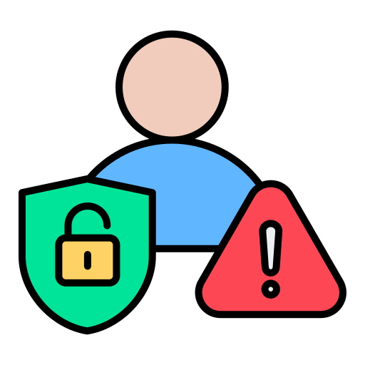 Illustration of Azure Security Concerns Icon