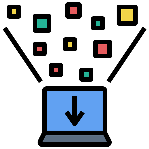 Comprehensive Data Collection Icon for Enhanced Detection and Response